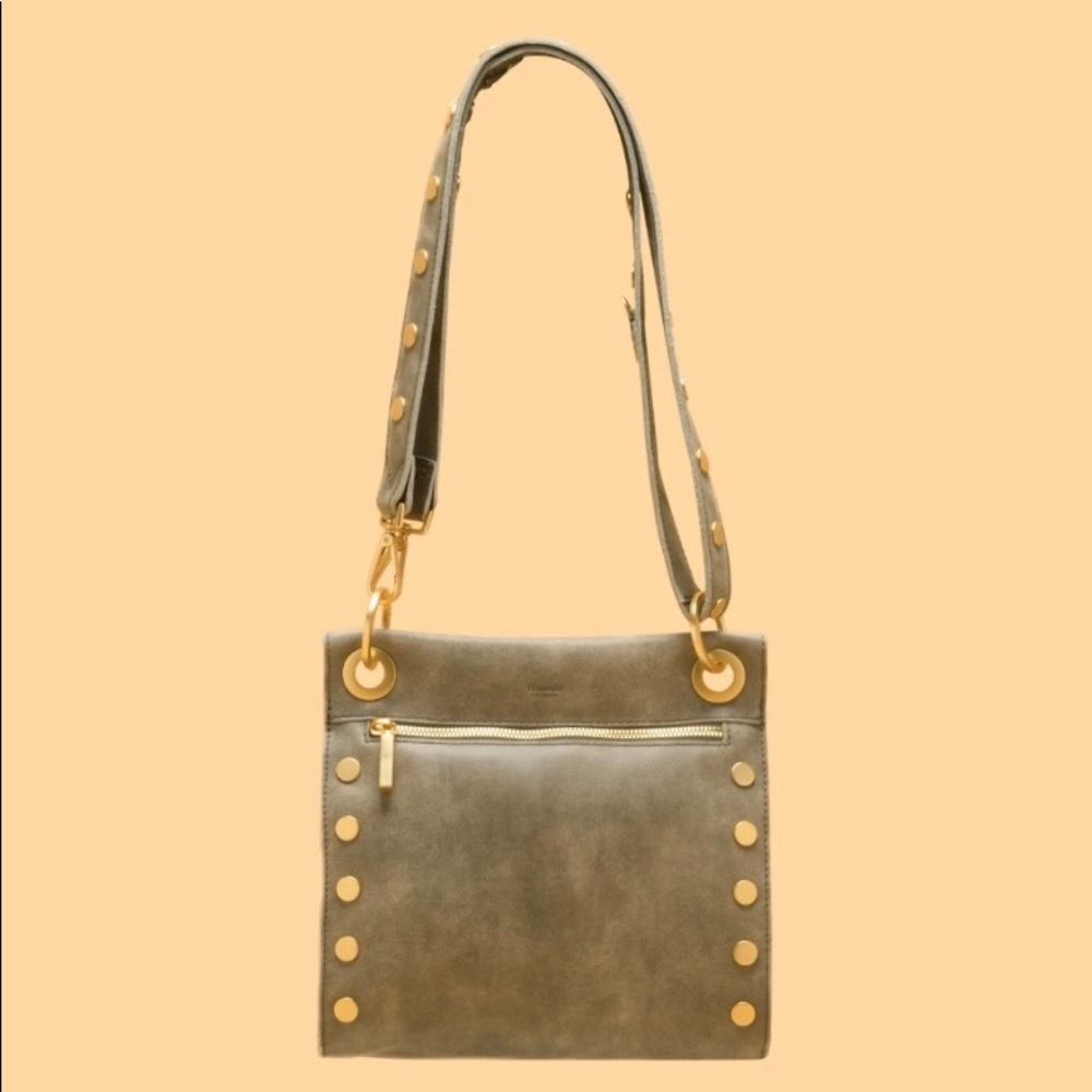 Hammitt Tony MED Brushed Gold Crossbody Bag